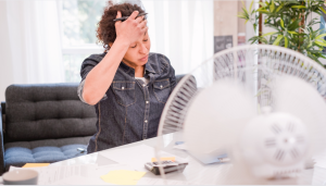 heat in the workplace and anxiety